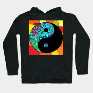 yoga yin yang mandala Hoodie